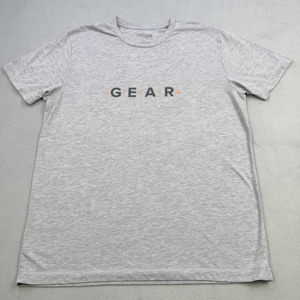 Sitka Shirt Mens Large Gray Sitka Gear Logo Graphic Tee Tagless Outdoor Hunting